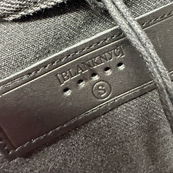 Blank NYC Sherpa Lined Denim Vest Black Sleeveless Jacket NWT Size S - Picture 4 of 8